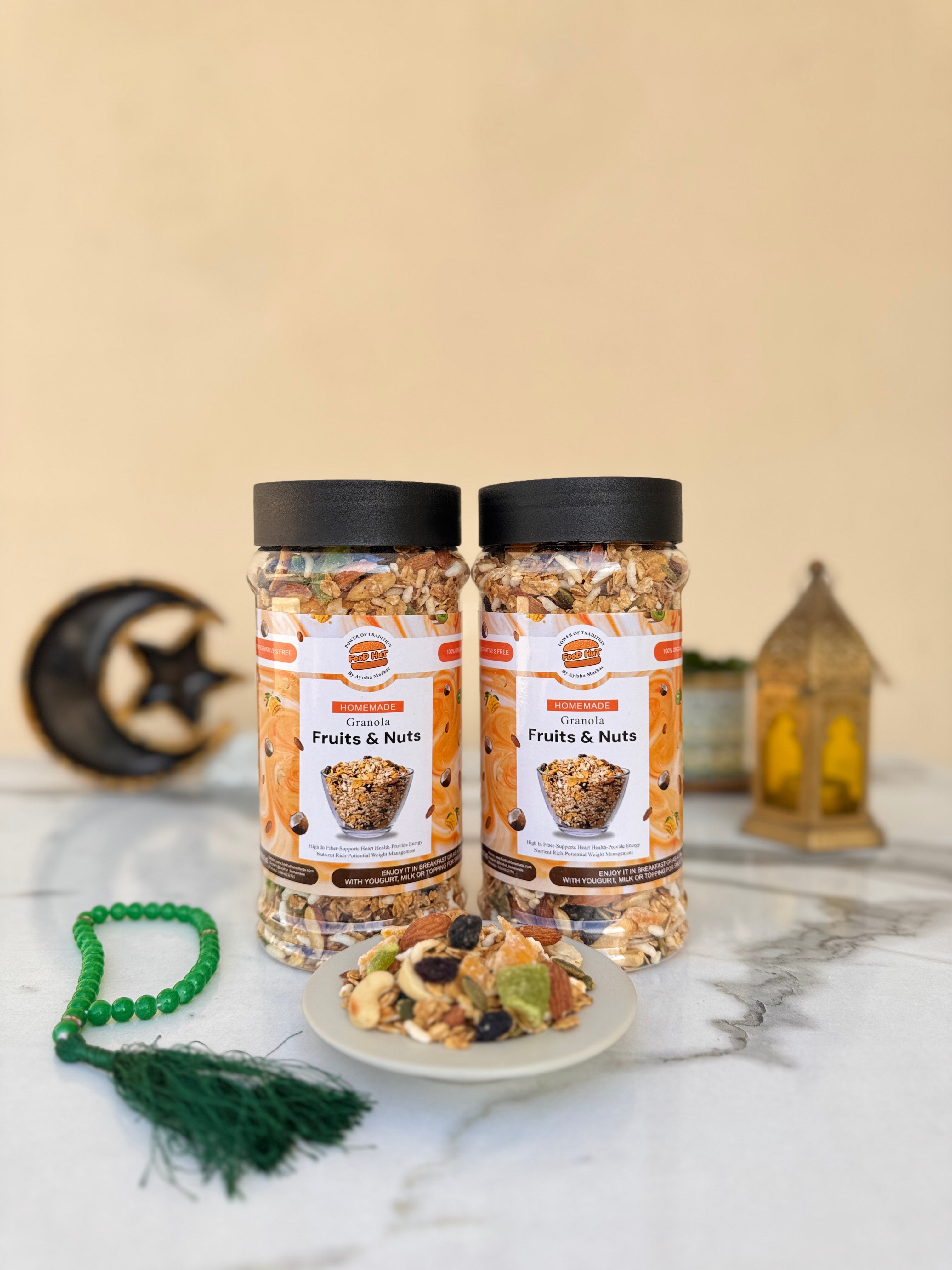 FRUITS & NUTS GRANOLA  ( 2 JARS )