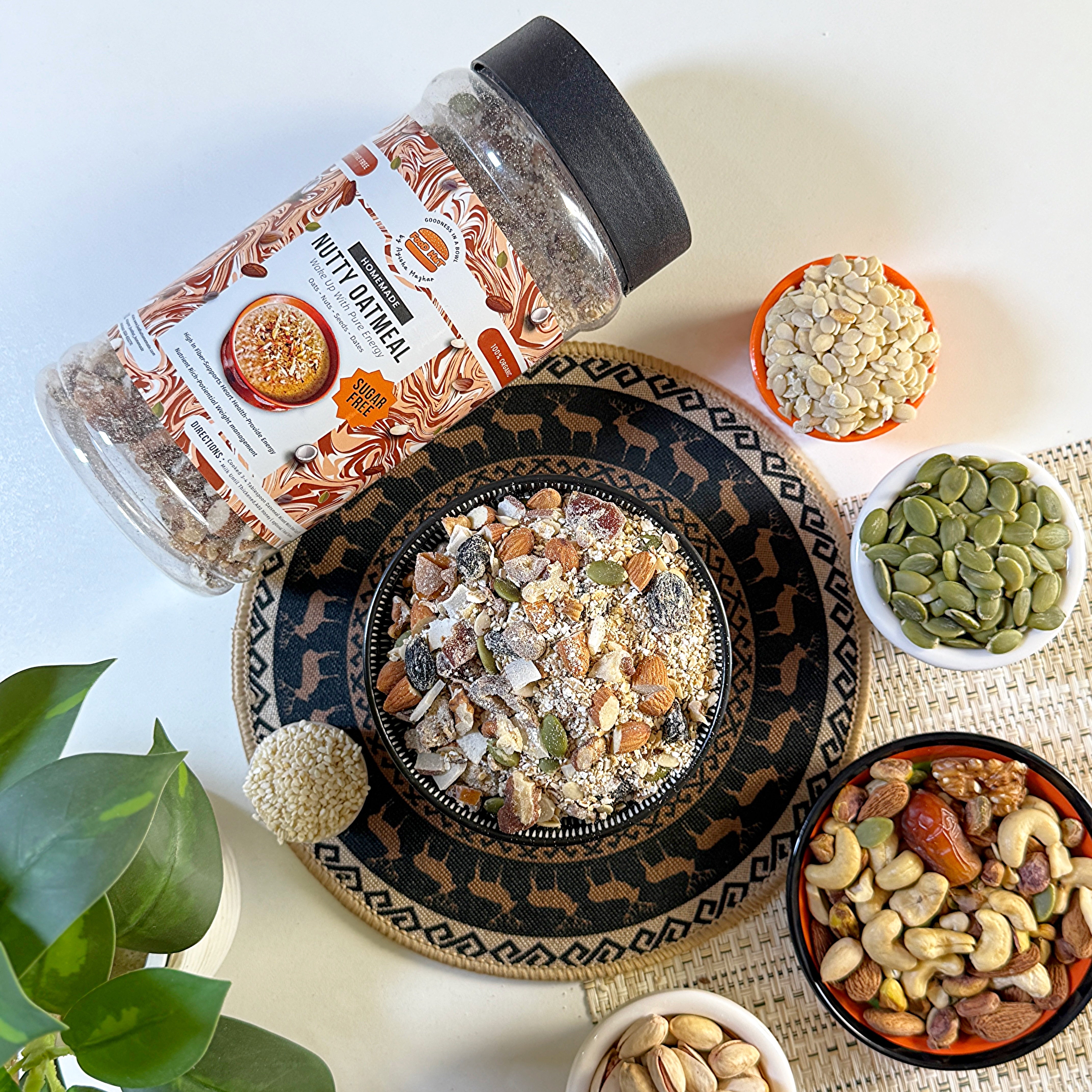NUTTY OATMEAL (Sugar Free)