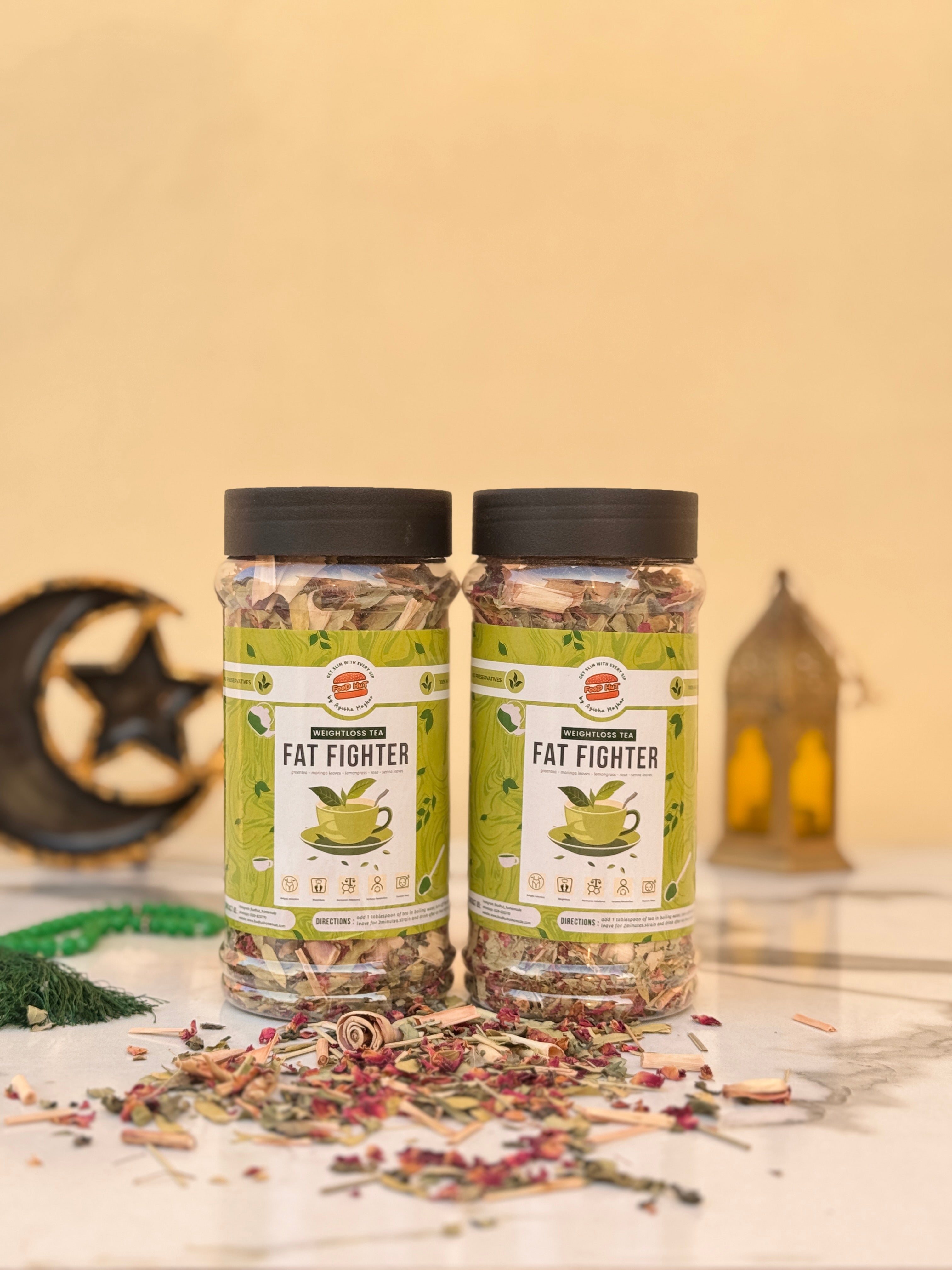 FAT FIGHTER TEA  (2 JARS)