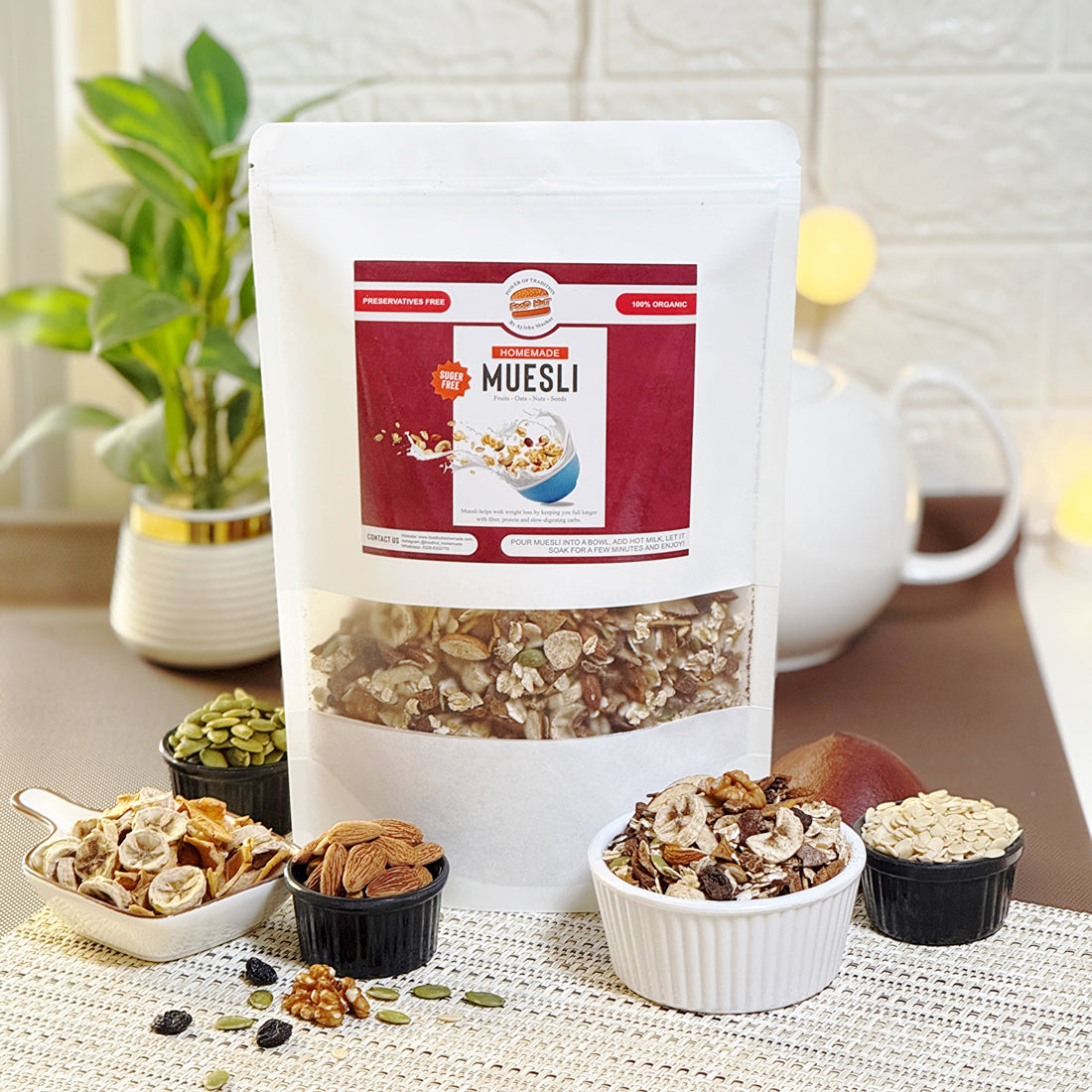 SUGAR FREE MUESLI (Homemade)