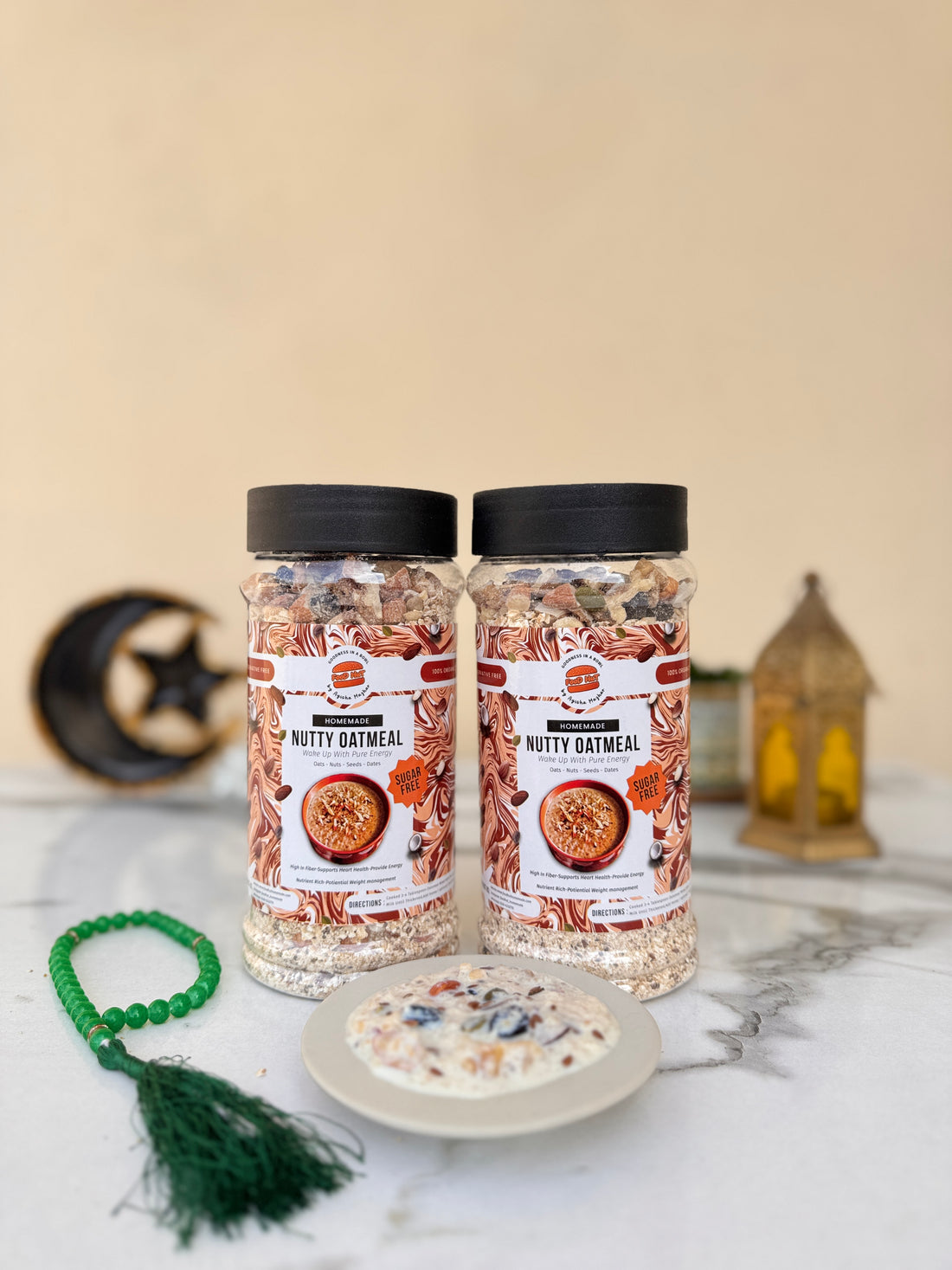 Sugar Free Nutty Oatmeal (2 JARS )
